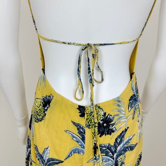 Majorelle Pineapple Dress Backless Tropical Vacation Resort Beach Fruit Medium - Picture 8 of 15